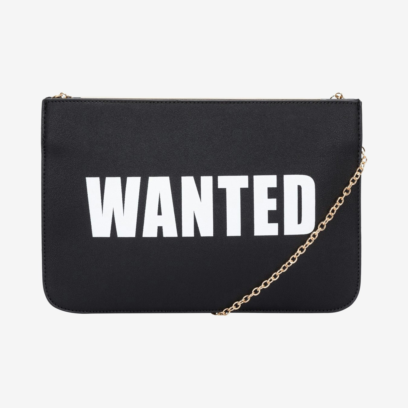 Wanted Clutch - Black by Claudia canova