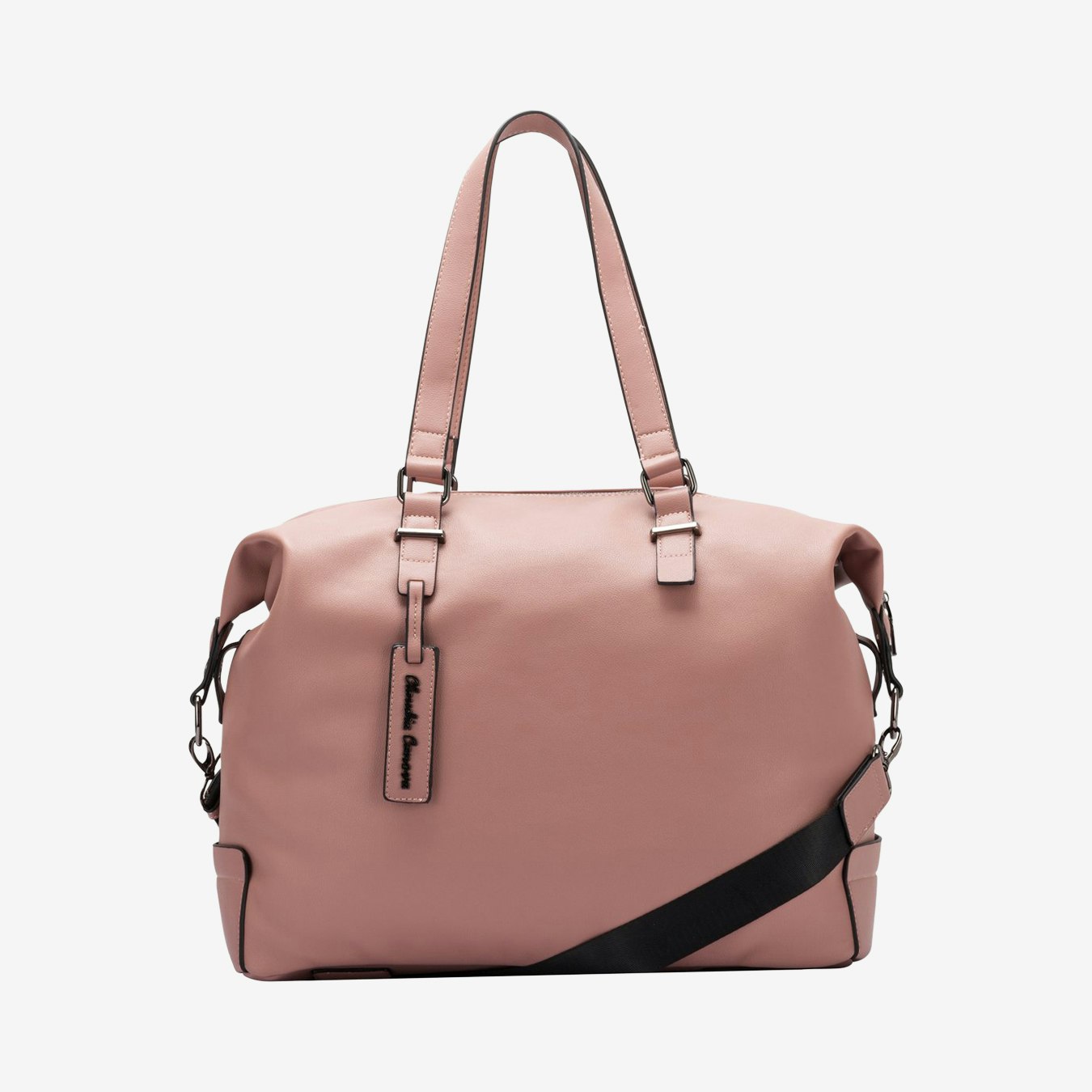 Bo Matte Slouch Shoulder Bag / Holdall - Pink by Claudia canova