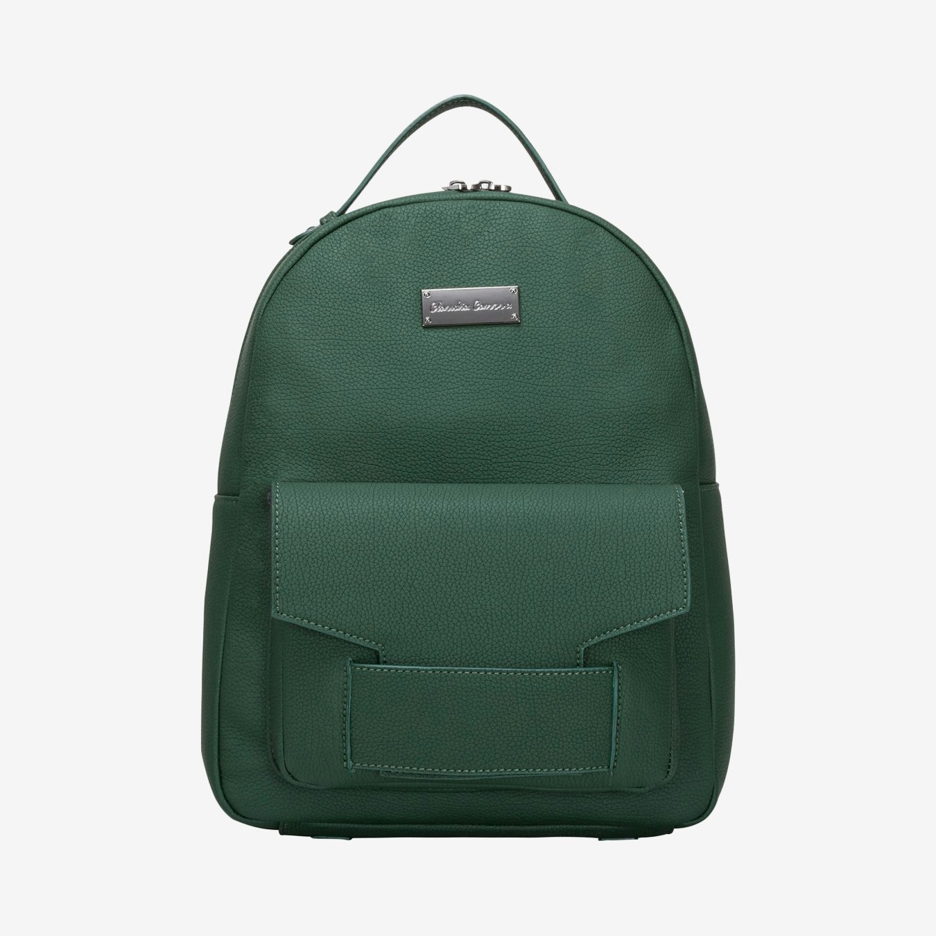 Adela Matte Backpack - Green by Claudia canova