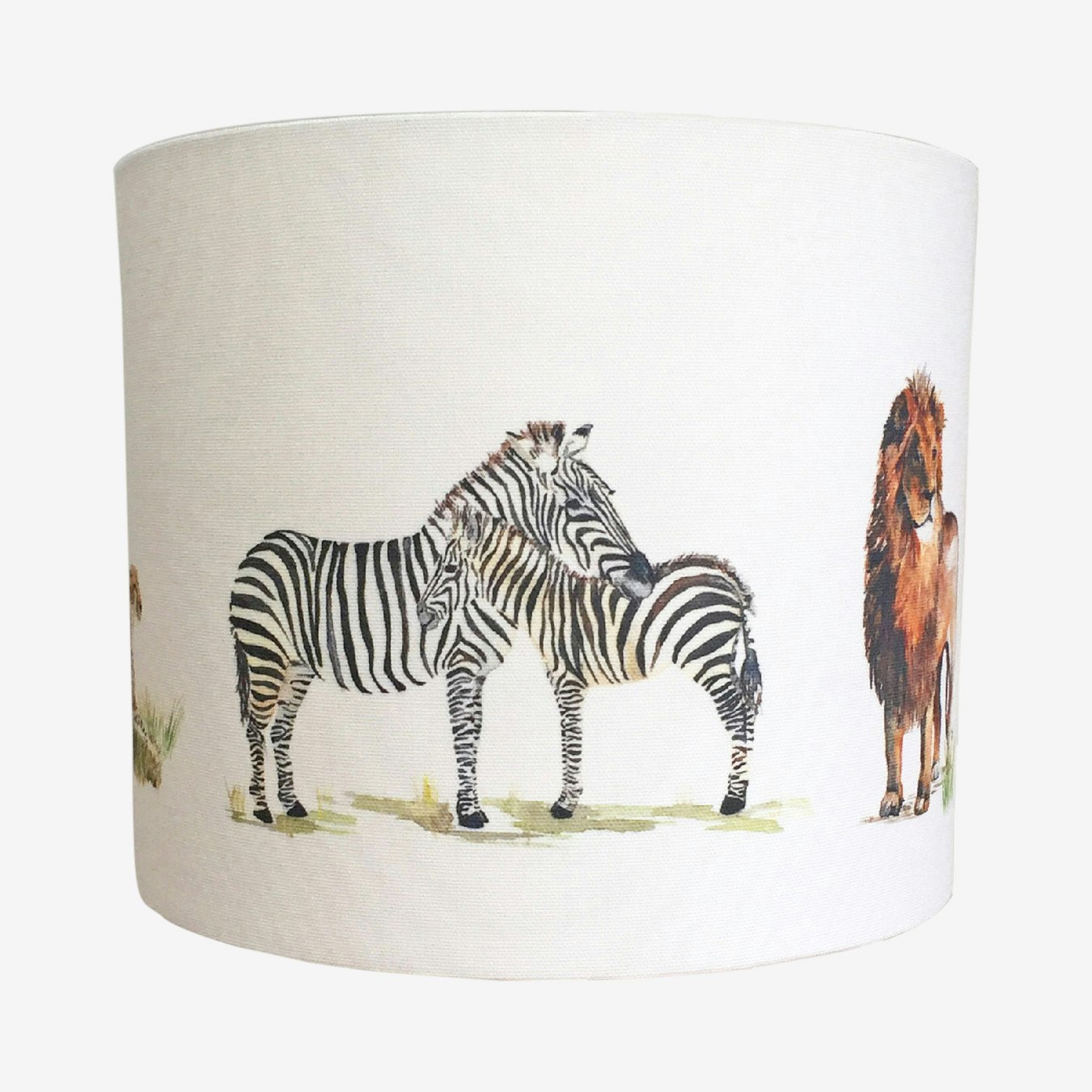 Safari Animals Ceiling Lampshade by Katie Hipwell