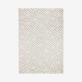 Ellis Area Rug - Ivory / Grey