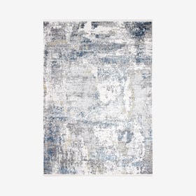 Greer Area Rug - Ivory / Blue