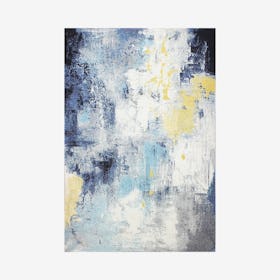 Amos Area Rug - Ivory / Blue