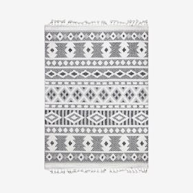 Kellan Area Rug - Ivory / Black