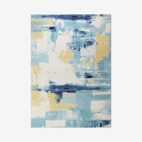 Noemi Area Rug - Ivory / Blue