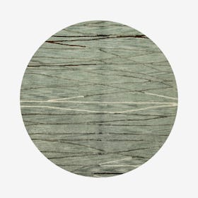 Sydney Round Area Rug - Aqua