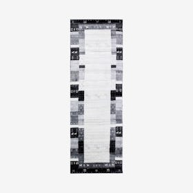 Zane Runner Rug - Ivory / Charcoal