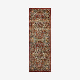 Cromwell Runner Rug - Rust