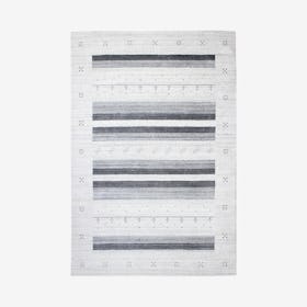 Zeke Area Rug - Ivory / Grey