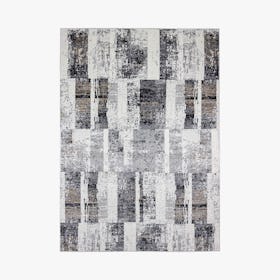 Zenos Area Rug - Ivory / Grey