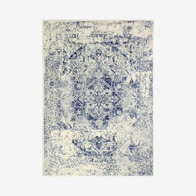 Digna Area Rug - Ivory / Blue