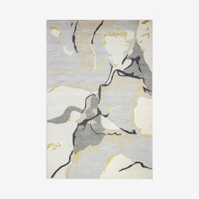 Mekhi Area Rug - Ivory / Gray