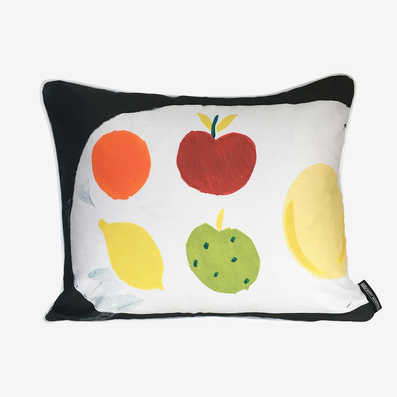 Fruit Salad Hand Printed Cushion by Sharon Jane Interiors
