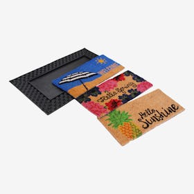 Summer Door Mats - Set of 3