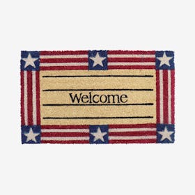 Welcome Stars and Stripes Door Mat