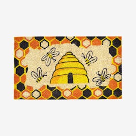 Beehive Door Mat - Multicoloured