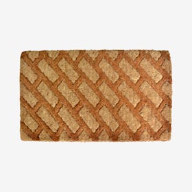 Diagonal Bricks Door Mat
