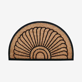 Sunrise Door Mat - Brown / Black