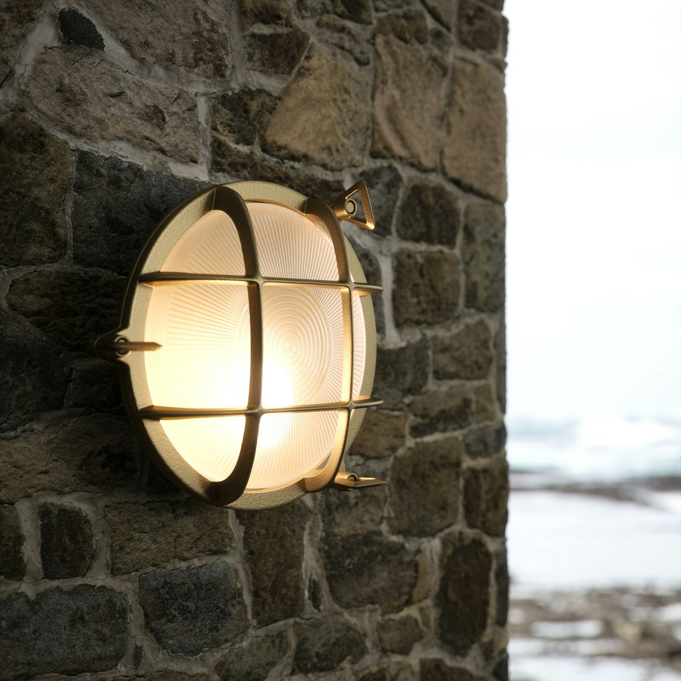 Polperro Wall Lamp - Brass by Nordlux