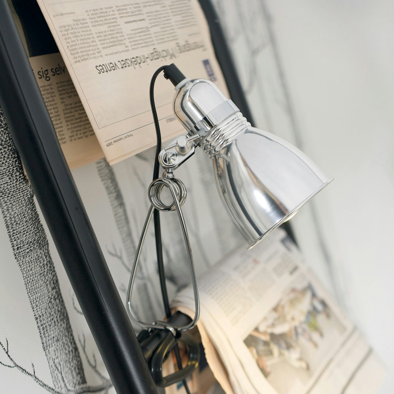 Photo Table / Wall Light with Clamp - Aluminium by Nordlux