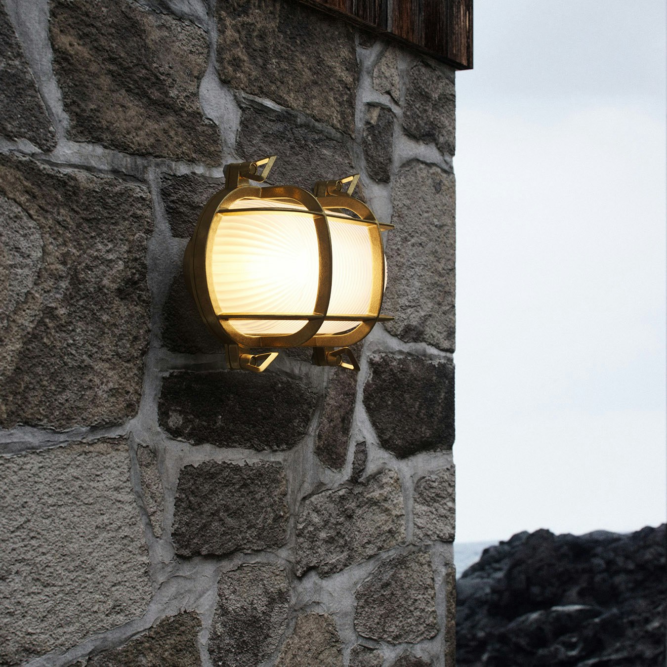 Helford Wall Lamp - Brass by Nordlux
