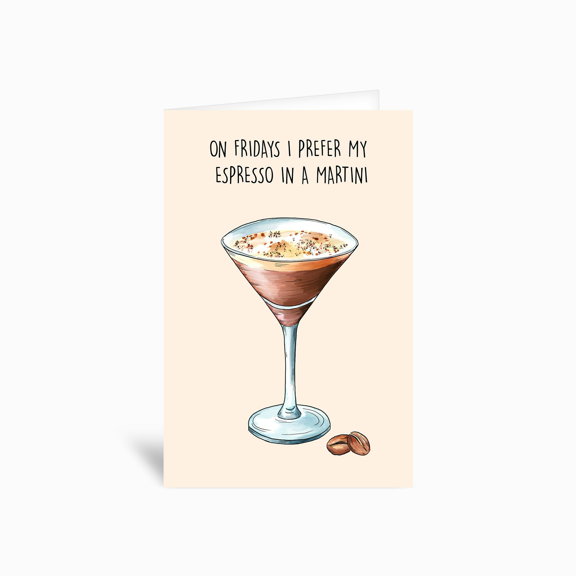 Espresso martini glass Postcard for Sale by morganbethdraws