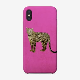 Standing Leopard Phone Case
