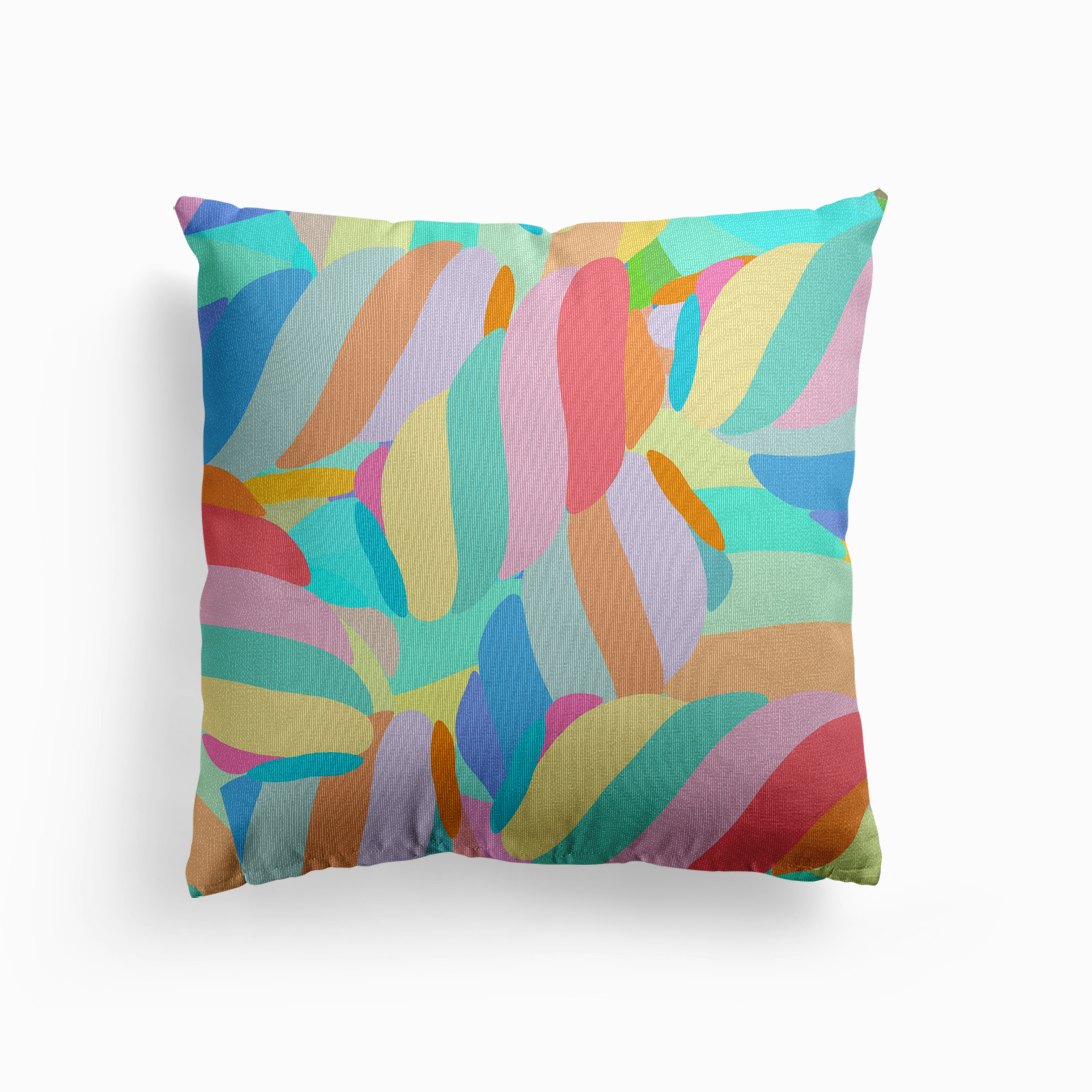 Marshmallows Canvas Cushion by Patrick Quirke