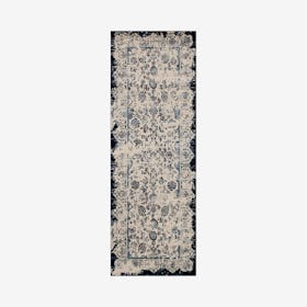 Lagoon Thomas Runner Rug - Ivory / Navy