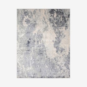 Louis Barron Rug - Silver / Charcoal