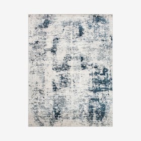 Louis Darcy Rug - Ivory / Blue