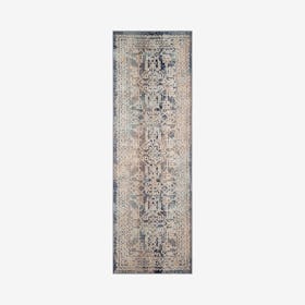 Webster Jerald Runner Rug - Blue / Grey