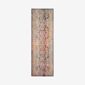 Webster Jerald Runner Rug - Blue / Pink