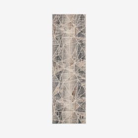 Webster Lyman Runner Rug - Grey / Brown