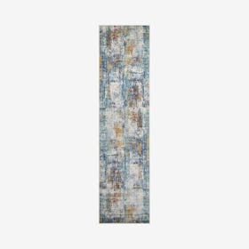 Westfield Caroline Runner Rug - Teal / Green / Rust / Orange