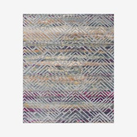 Westfield Theodora Rug - Silver / Green