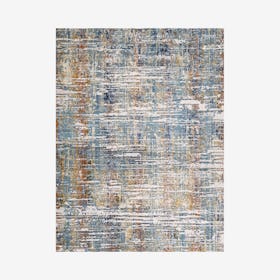 Westfield Lionel Rug - Blue / Rust