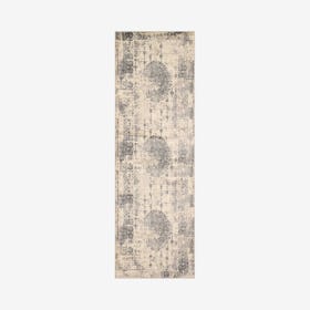 Lagoon Emilie Runner Rug - Ivory / Charcoal