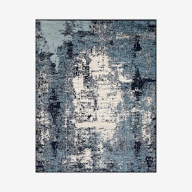 Lagoon Adrian Rug - Blue / Ivory