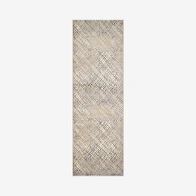 Lagoon Jenifer Runner Rug - Beige / Navy