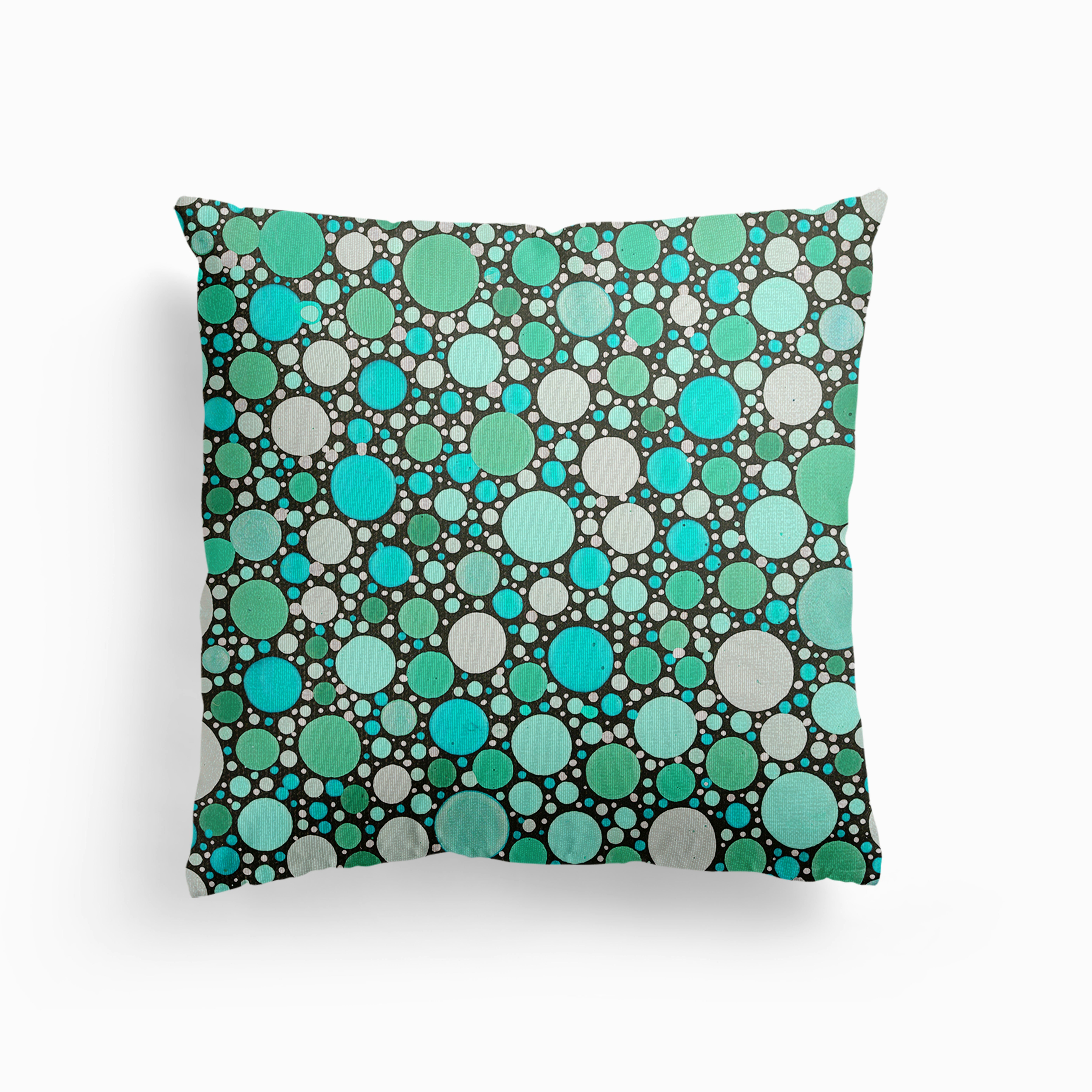 Sea Turtle Heaven Canvas Cushion by Amy Diener
