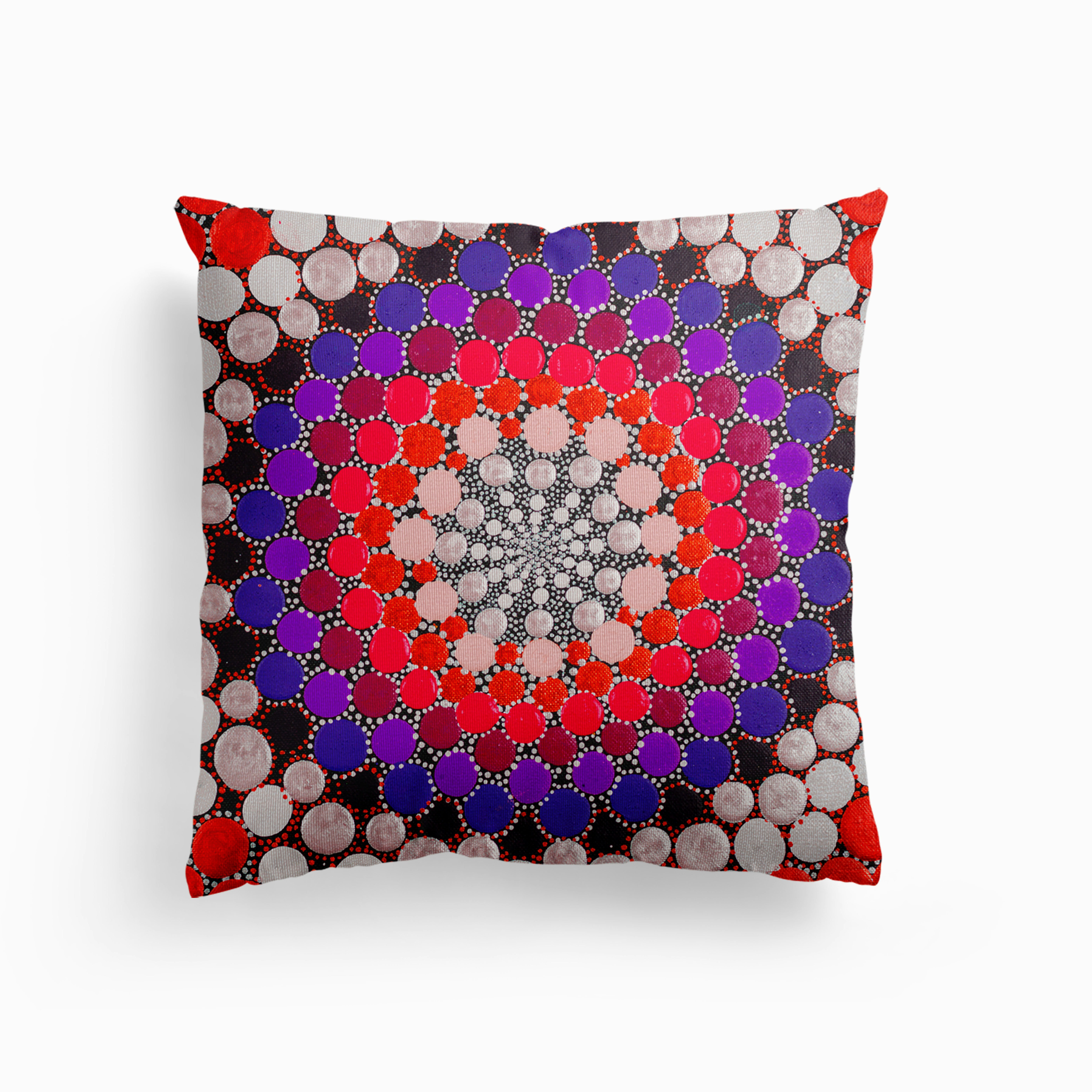 Warm Circus Canvas Cuscino