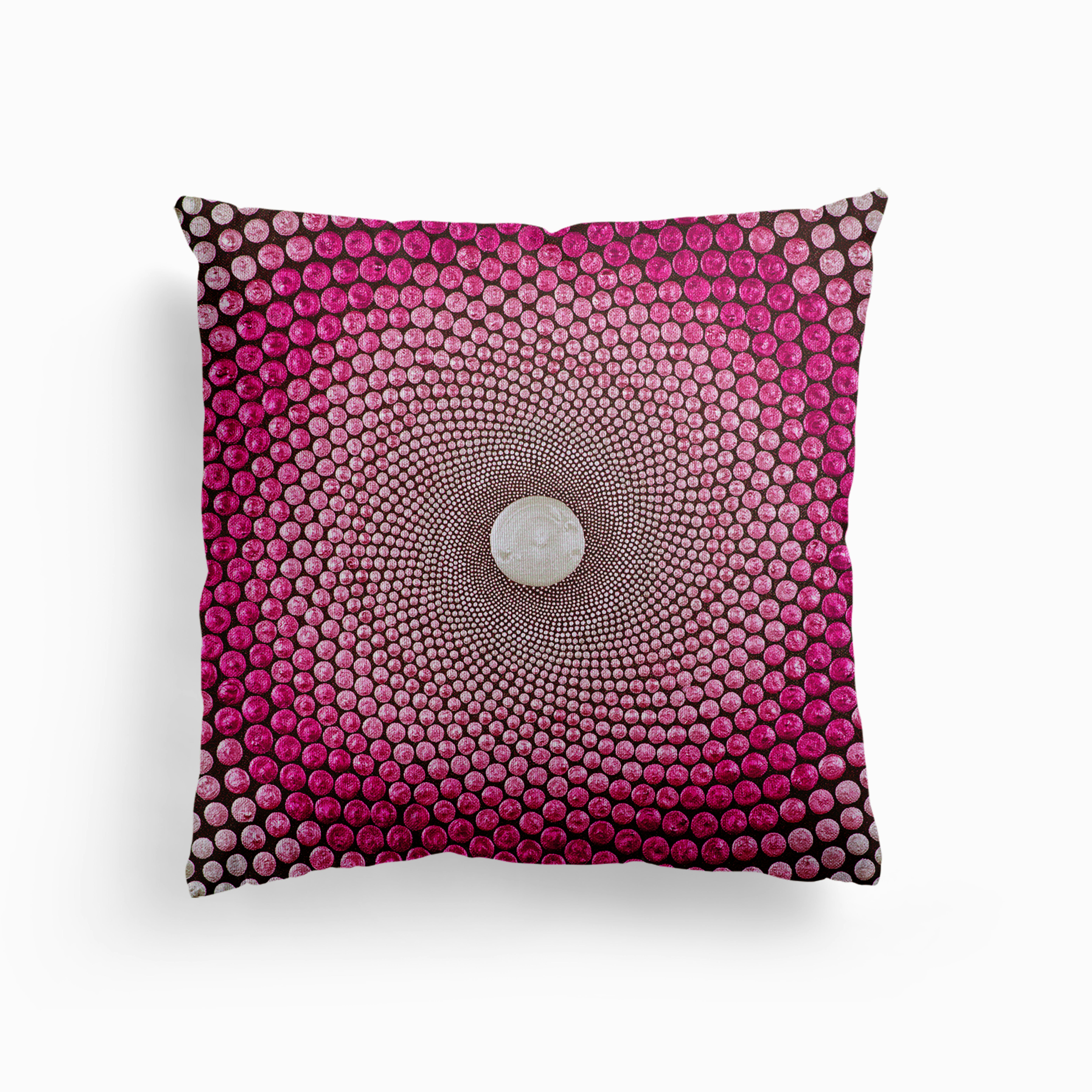 Hot Pink Portal Canvas Cojín