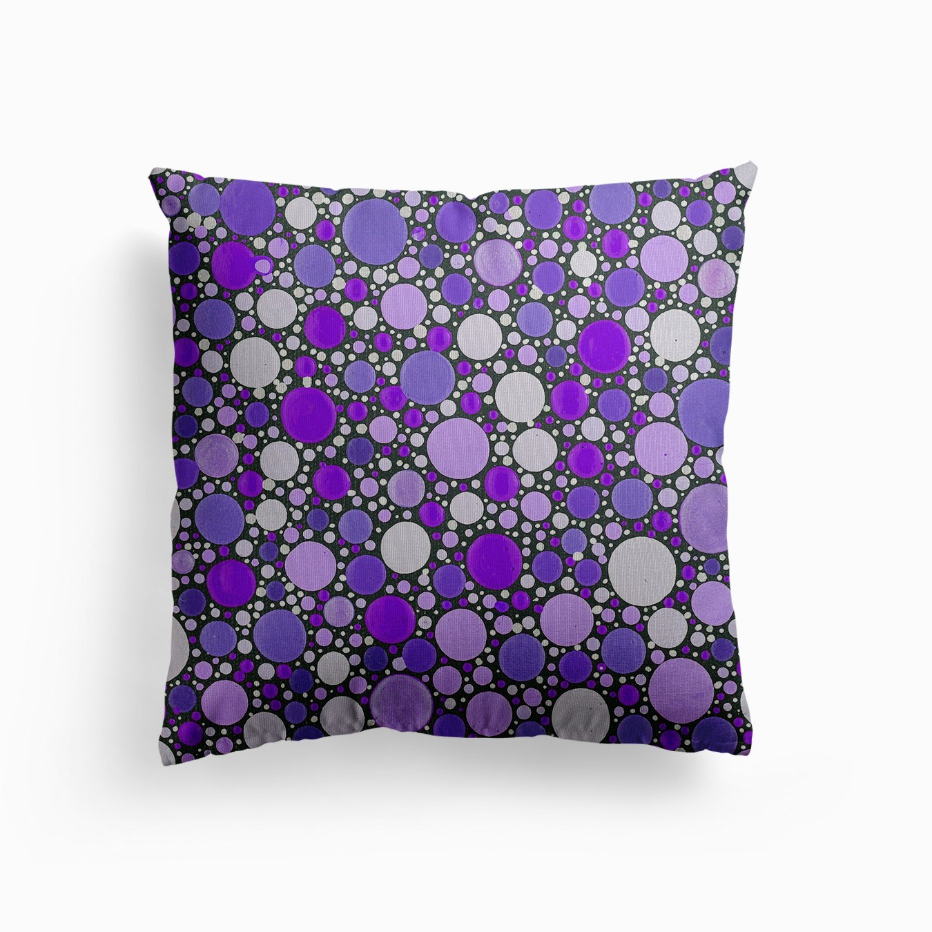 Purple Heaven Canvas Cushion by Amy Diener