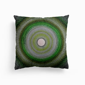 Green Tunnel Canvas Cushion