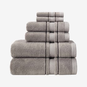 Enchasoft Turkish Towels - Beige - Set of 6