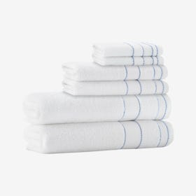 Monroe Turkish Towels - White - Set of 6