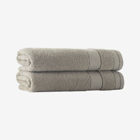 Monroe Turkish Bath Towels - Beige - Set of 2
