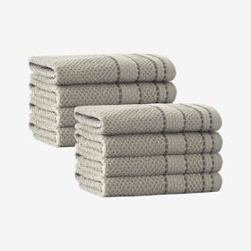 Monroe Turkish Washcloths - Beige - Set of 8