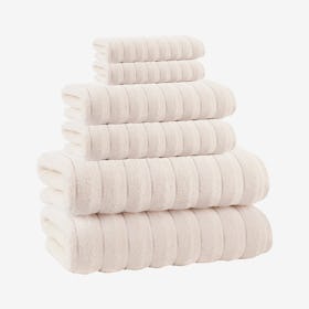Vague Turkish Towels - Cream - Set of 6